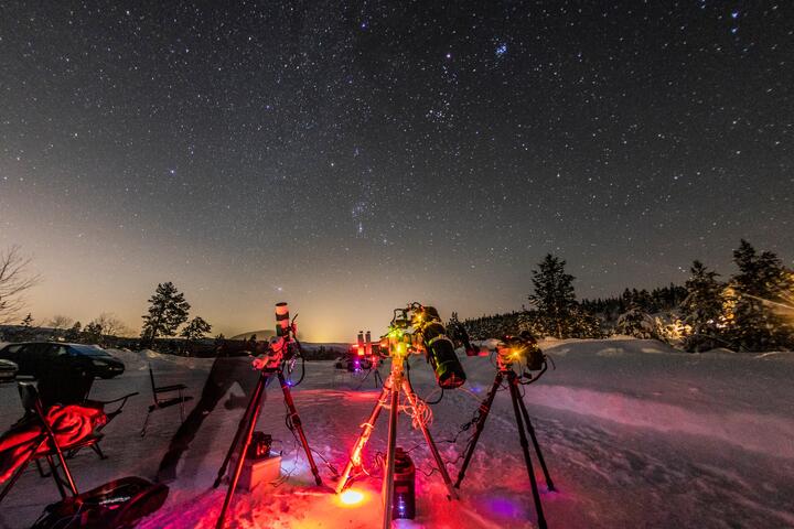 Se opp med en stjernekikkert